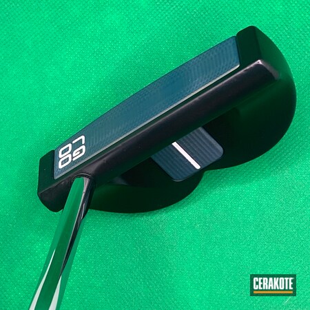 Powder Coating: S.H.O.T,Scotty Cameron,Golf Clubs,Midnight Blue H-238,NORTHERN LIGHTS H-315,Putter