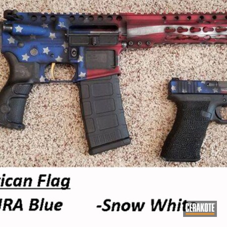 Powder Coating: Snow White H-136,NRA Blue H-171,S.H.O.T,Armor Black H-190