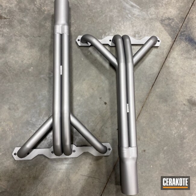 Exhaust Headers Cerakoted Using Stainless