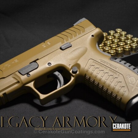 Powder Coating: Handguns,Springfield Armory,FS FIELD DRAB H-30118,Springfield Armory XDm