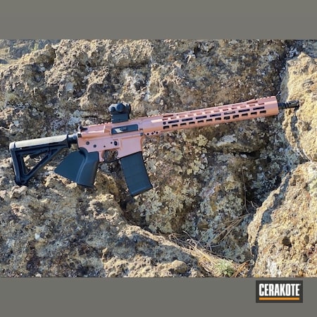 Powder Coating: Pink,PINK CHAMPAGNE H-311,AR Rifle,S.H.O.T,.223