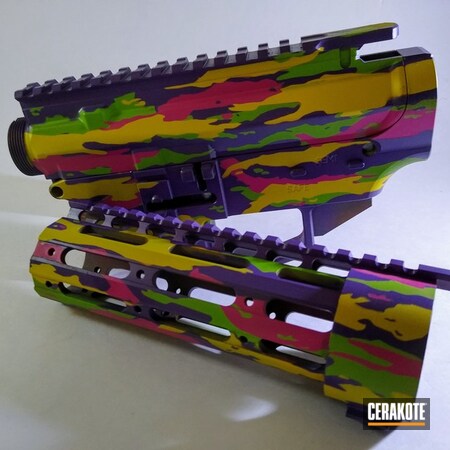 Powder Coating: Zombie Green H-168,S.H.O.T,SIG™ PINK H-224,SUNFLOWER H-317,Bright Purple H-217