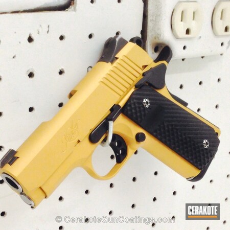 Powder Coating: Graphite Black H-146,Kimber,Handguns,Gold H-122