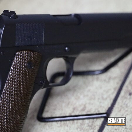 Powder Coating: BLACKOUT E-100,1911,S.H.O.T,Pistol,Remington,.45,Handgun