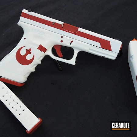 Powder Coating: 9mm,Glock,S.H.O.T,Stormtrooper White H-297,G17,Rebel,FIREHOUSE RED H-216,Star Wars,Glock 17