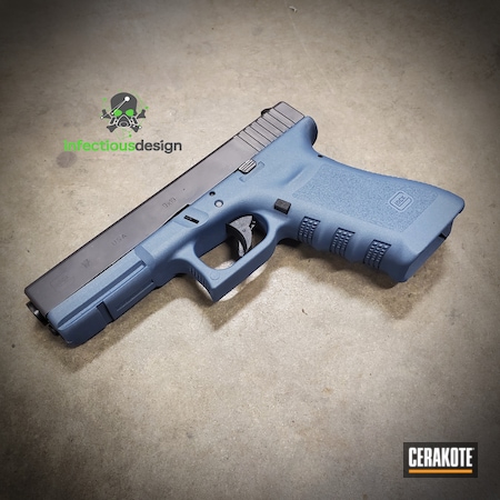Powder Coating: Glock,S.H.O.T,Pistol,Blue Titanium H-185