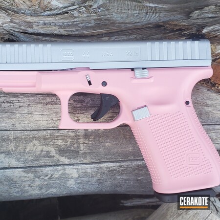 Powder Coating: Glock 44,Satin Aluminum H-151,Glock,Bazooka Pink H-244,S.H.O.T,Pistol,.22,.22LR
