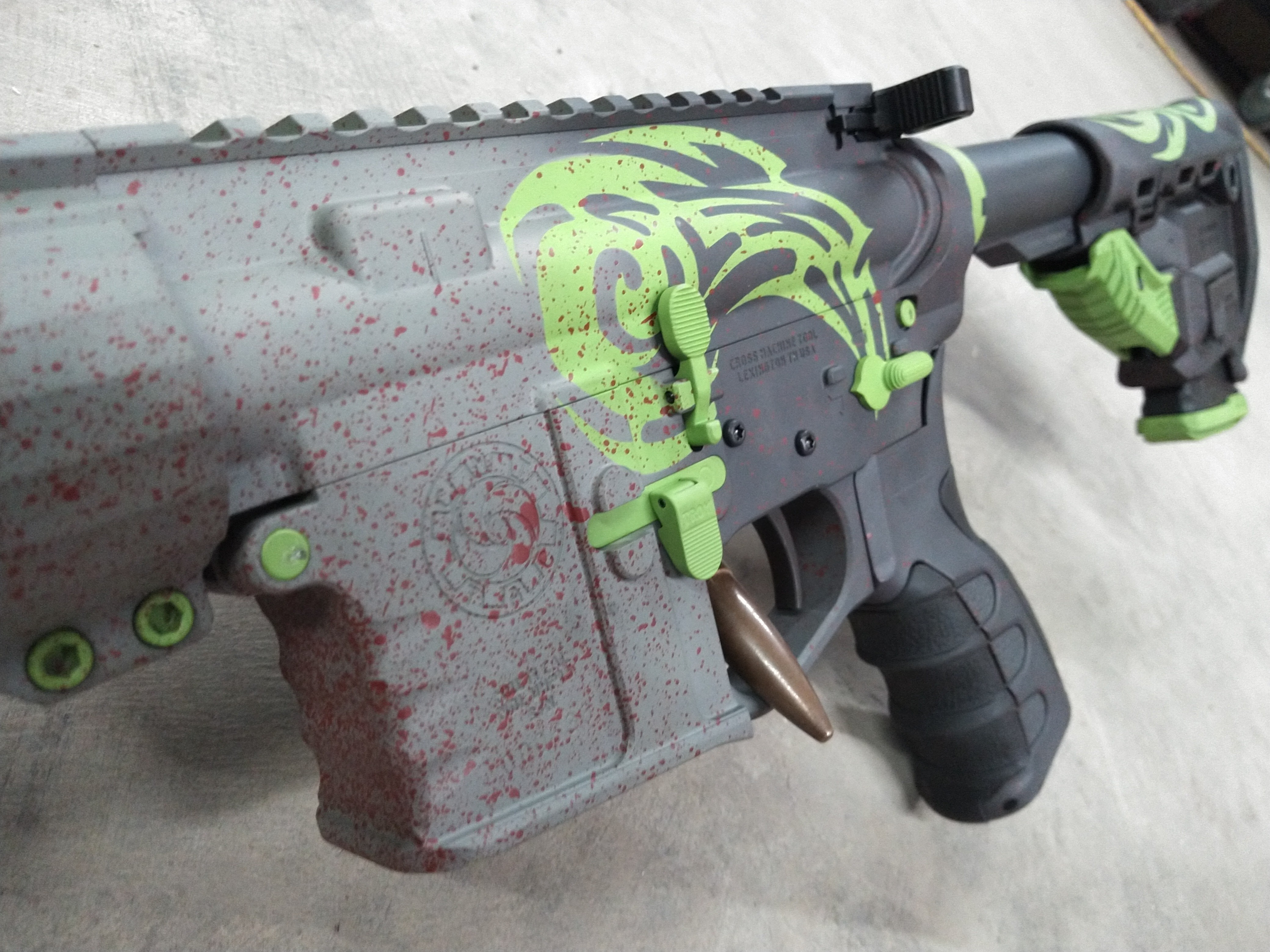 Custom Ar 15 Zombie