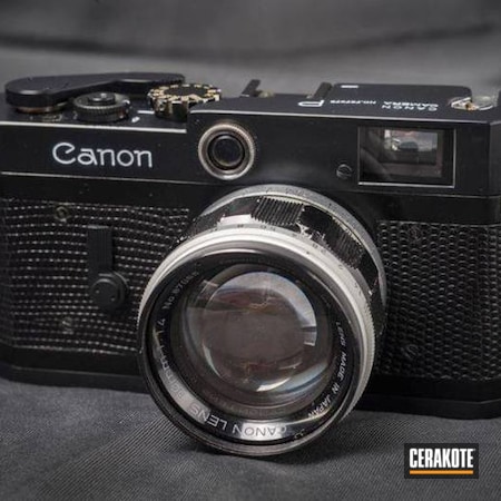 Powder Coating: Canon,Graphite Black H-146,Vintage,Camera