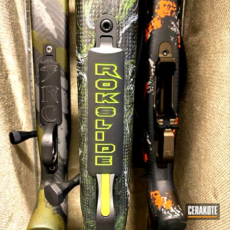 Powder Coating: Zombie Green H-168,S.H.O.T,Bolt Gun,6.5 SAUM