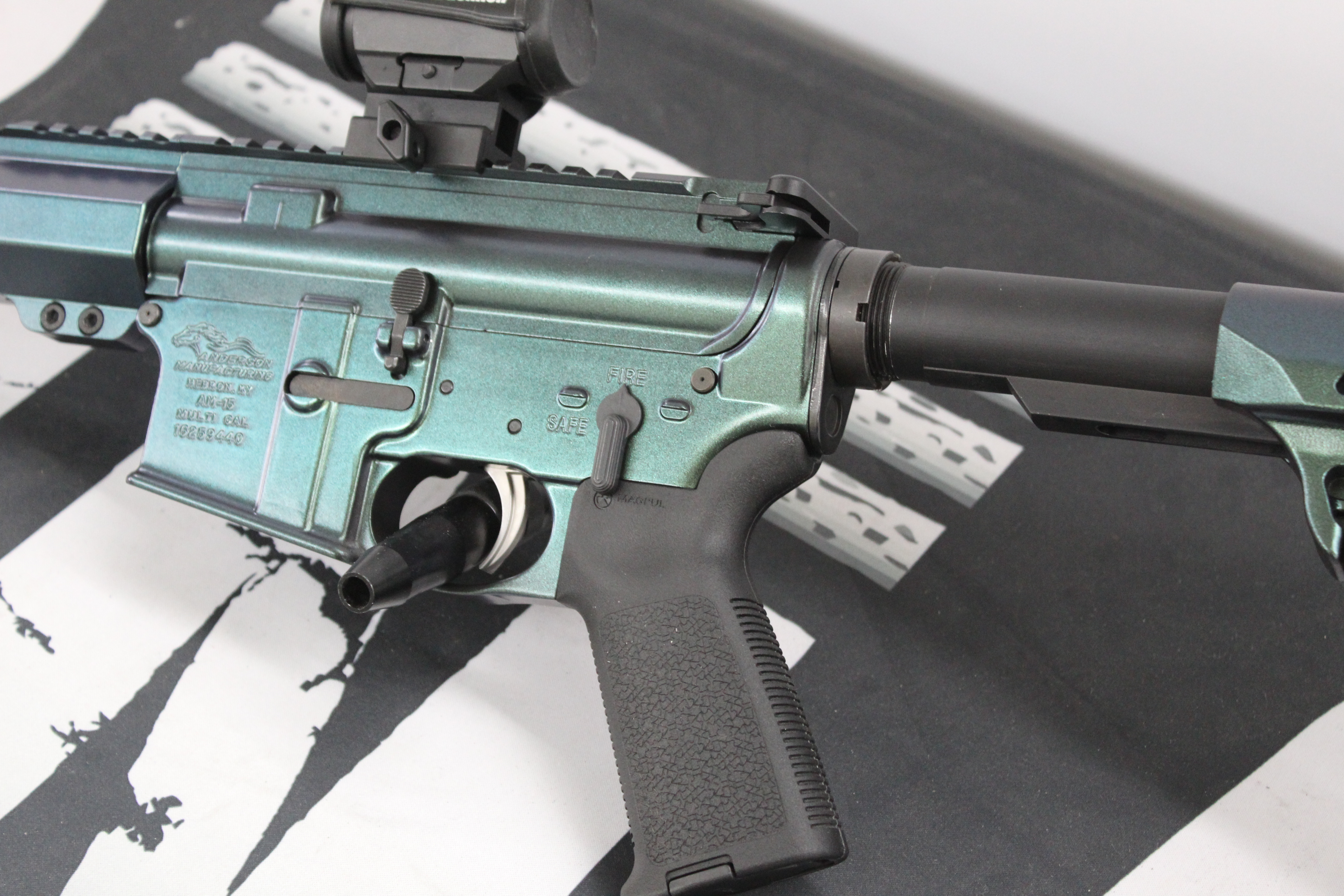 Anderson AR Build Cerakoted using Graphite Black | Cerakote