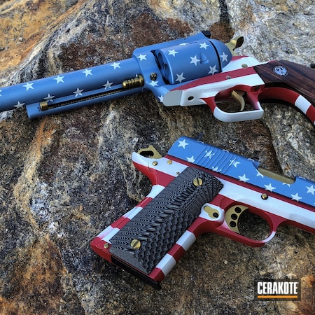 Powder Coating: Gun Candy Ingot,S.H.O.T,Ruger Super Redhawk,HABANERO RED H-318,FROST H-312,POLAR BLUE H-326,V10 1911,American Flag,44 Magnum,HIGH GLOSS CERAMIC CLEAR MC-160,45 ACP