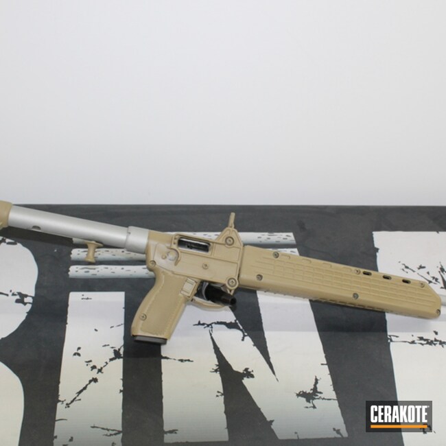 Kel-tec Sub-2000 Pistol-caliber Carbine Cerakoted Using Coyote Tan And Satin Mag