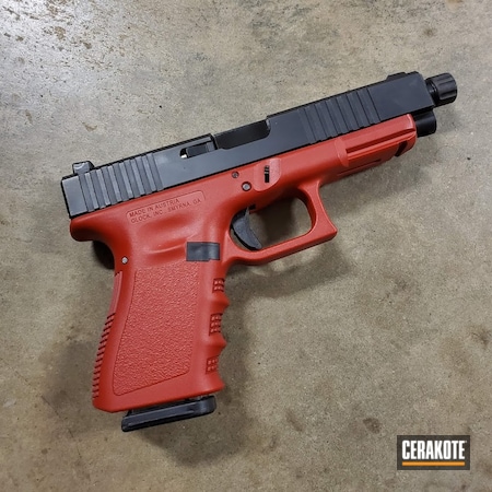 Powder Coating: Red,Glock,S.H.O.T,Pistol,RUBY RED H-306