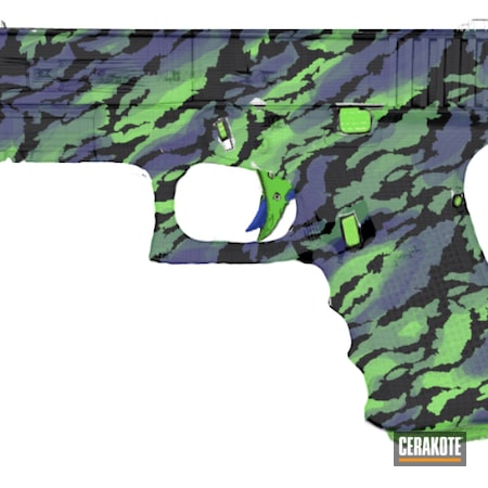 Powder Coating: Zombie Green H-168,NRA Blue H-171,S.H.O.T,Gen 4,Glock 19