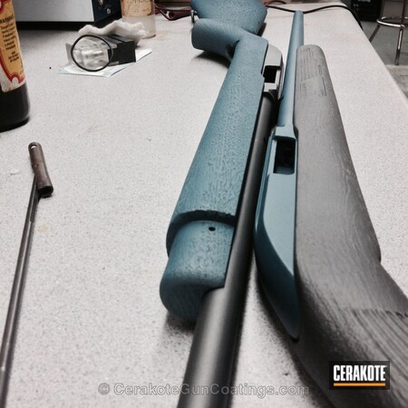 Powder Coating: Magazine Fed,Blue Titanium H-185,Bolt,Magazine,Tungsten H-237,Bolt Action Rifle