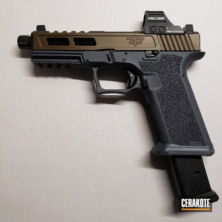 Powder Coating: 9mm,Midnight Bronze H-294,Glock,Stone Grey H-262,S.H.O.T