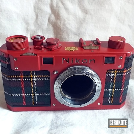Powder Coating: HABANERO RED H-318,Electric Yellow H-166,Vintage,Camera,Nikon