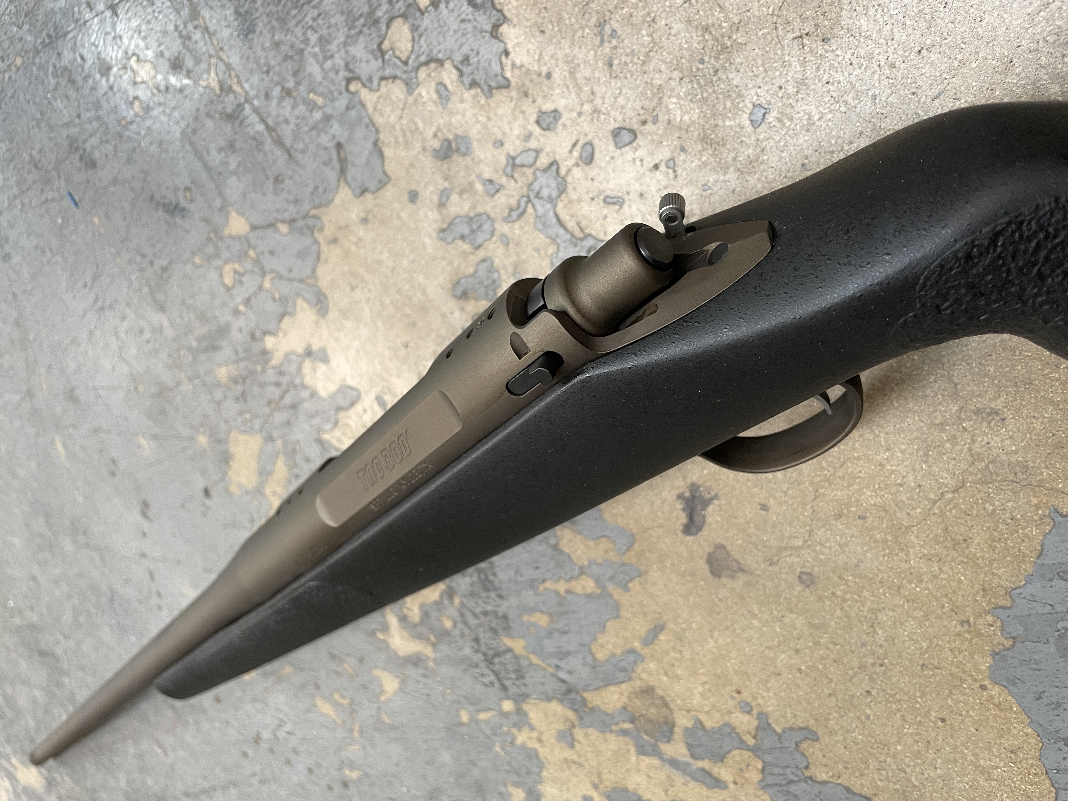 Stiller Precision Bolt Action Rifle Cerakoted using Midnight Bronze ...