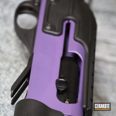 Powder Coating: Graphite Black H-146,12 Gauge,Shotgun,Remington 11-87,S.H.O.T,Remington,Bright Purple H-217,11-87,Semi-Auto