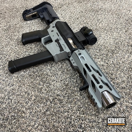 Powder Coating: 9mm,S.H.O.T,AR Pistol,Carbine,Bull Shark Grey H-214