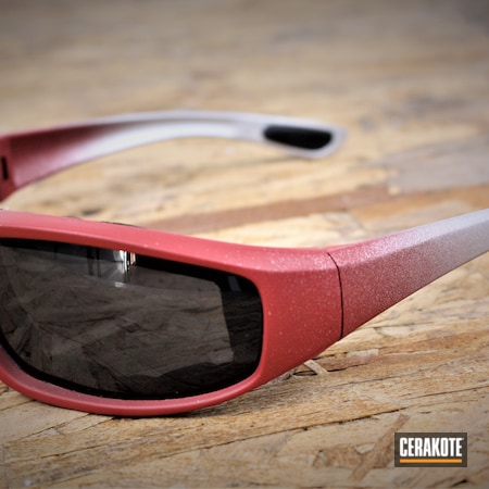 Powder Coating: Sunglasses,RUBY RED H-306,Glasses,Titanium H-170