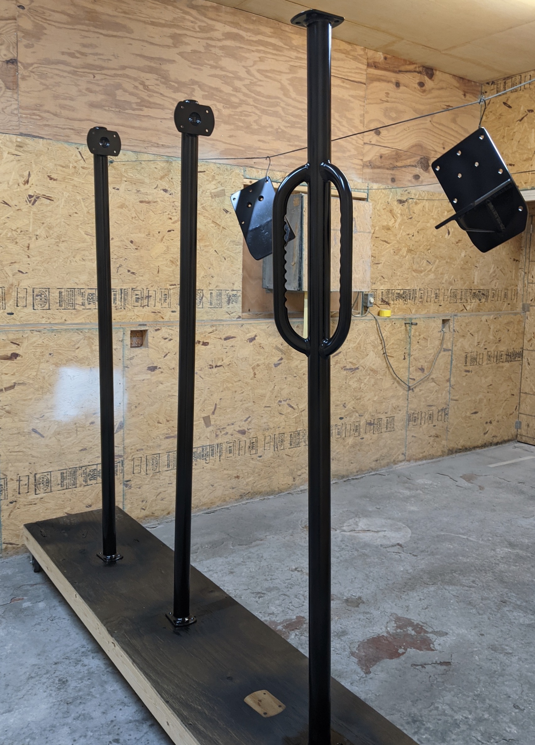 Custom Boat Railing and Handles Cerakoted using Gloss Black | Cerakote