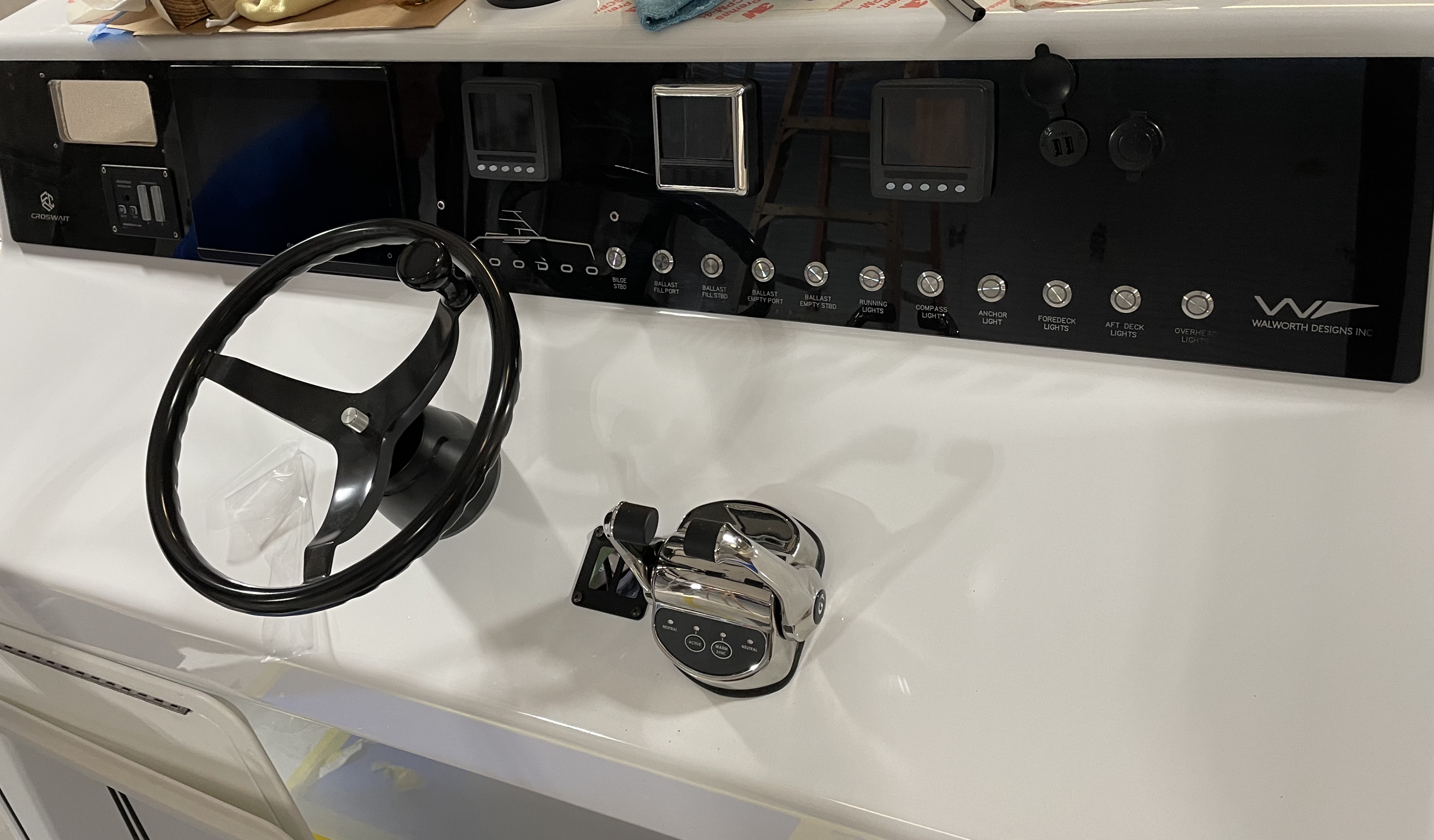 Custom Boat Railing and Handles Cerakoted using Gloss Black | Cerakote