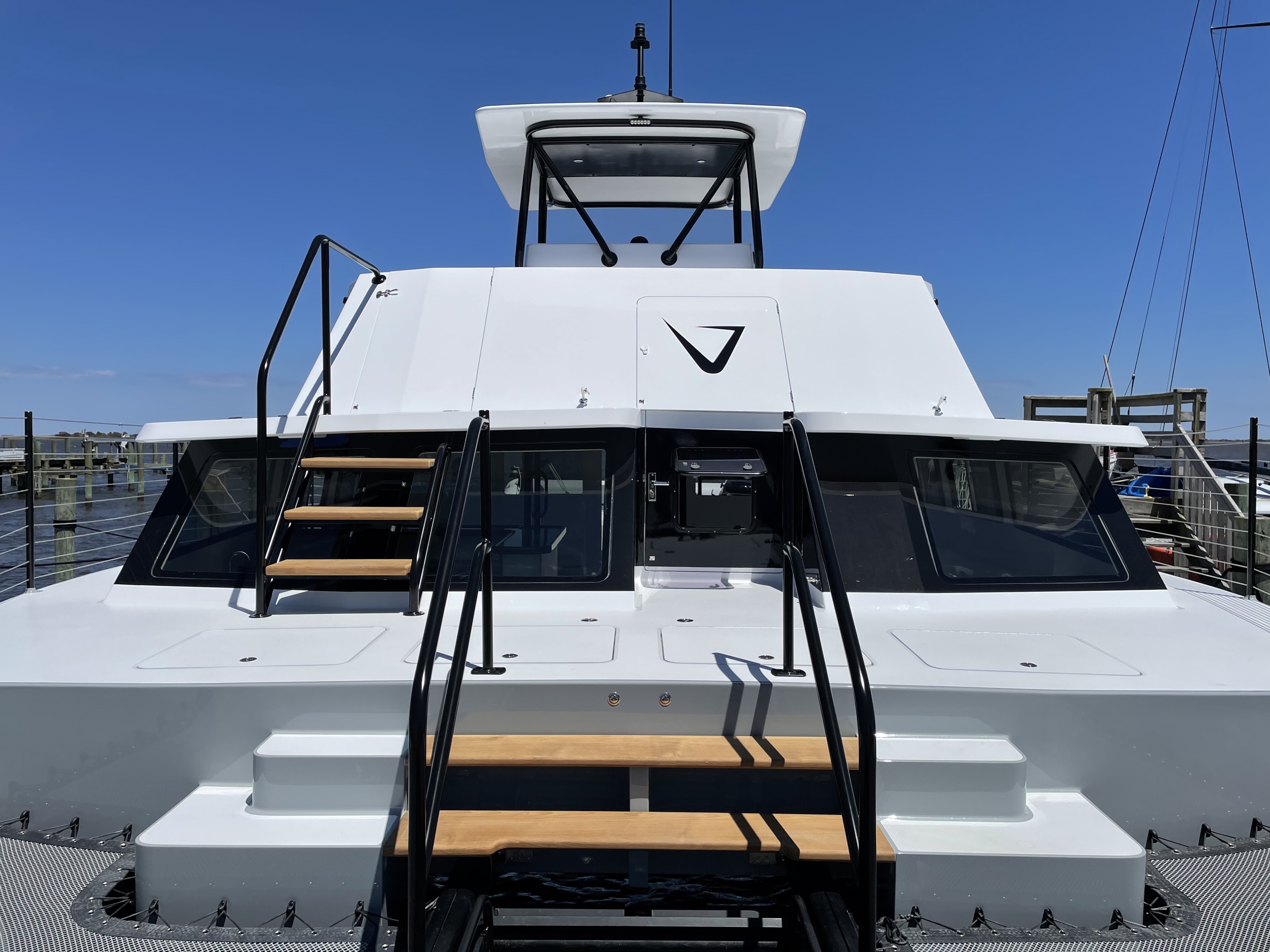 Custom Boat Railing and Handles Cerakoted using Gloss Black | Cerakote