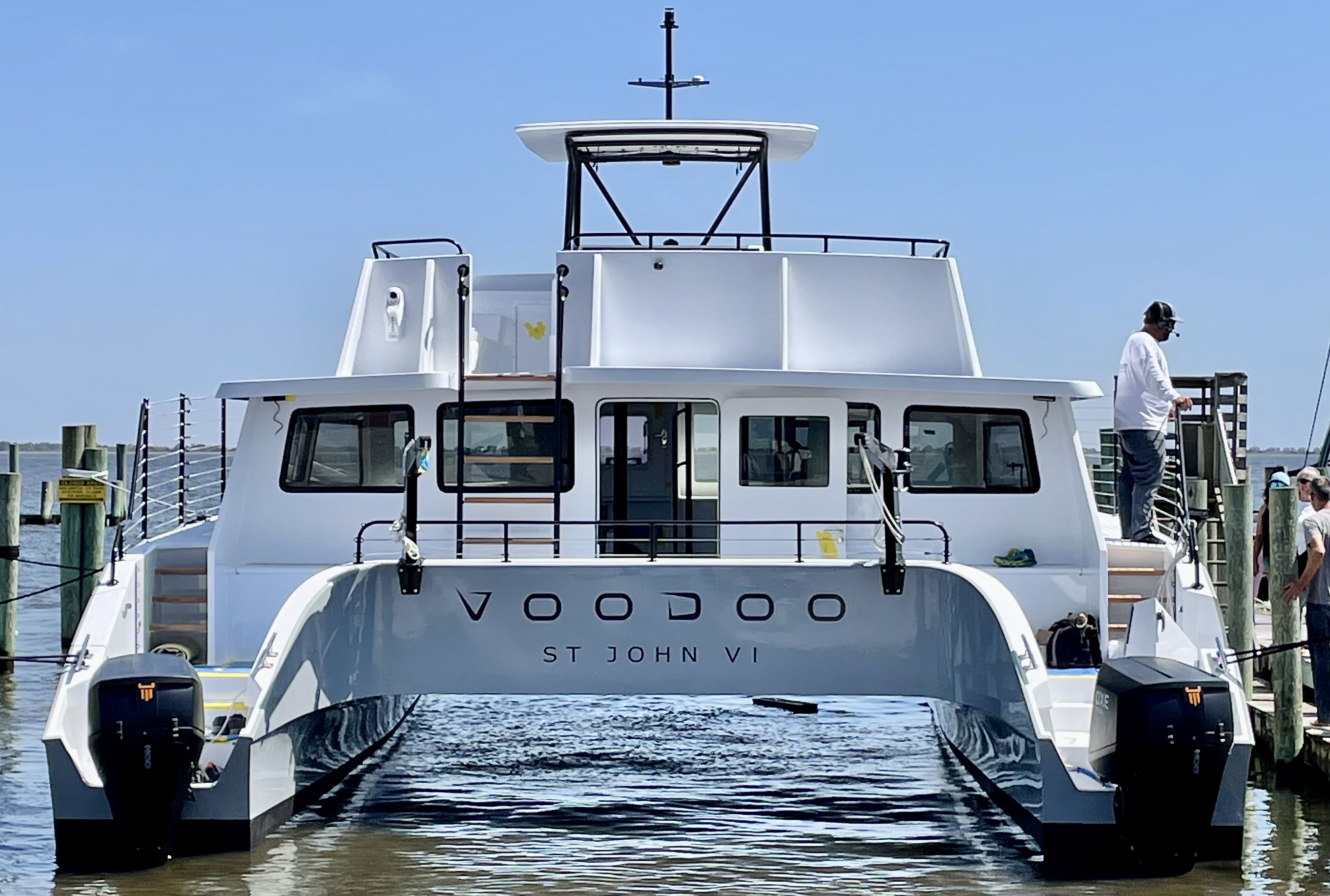 Custom Boat Railing and Handles Cerakoted using Gloss Black | Cerakote
