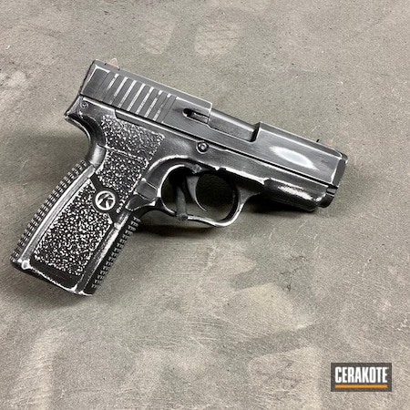 Powder Coating: Bright White H-140,Distressed,S.H.O.T,Armor Black H-190,Kahr,Kahr Arms
