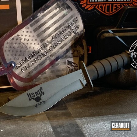Powder Coating: Custom Knives,USMC,S.H.O.T,MAGPUL® O.D. GREEN H-232,Knife