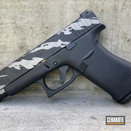 Powder Coating: 9mm,S.H.O.T,Armor Black H-190,Glock 48,Gun Metal Grey H-219