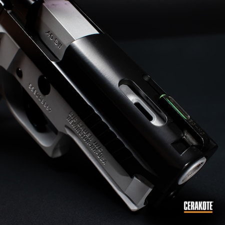 Powder Coating: Firearm,P229,BLACKOUT E-100,S.H.O.T,Sig Sauer,Satin Silver V-119