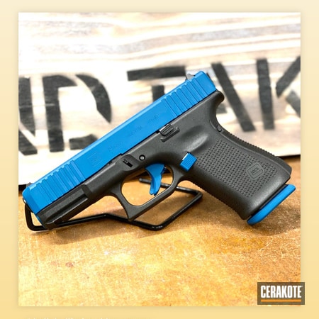 Powder Coating: Glock,S.H.O.T,Glock 19,Custom Glock,Sky Blue H-169