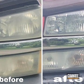 Cerakoted Chevy Headlights In Cerakote Headlight Kit