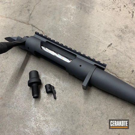 Powder Coating: Graphite Black H-146,22 Creedmoor,Remington 700,Rifle Barrel,Sniper Grey H-234,Carbon Fiber