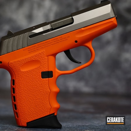 Powder Coating: Hunter Orange H-128,9mm,S.H.O.T,Handgun,SCCY