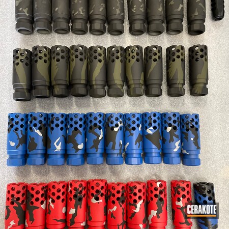Powder Coating: Firearm,Graphite Black H-146,Mil Spec O.D. Green H-240,NRA Blue H-171,S.H.O.T,Crushed Silver H-255,USMC Red H-167,AR-15
