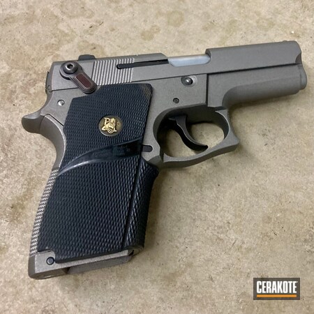 Powder Coating: Smith & Wesson,M&P Shield EZ,S.H.O.T,Pistol,Stainless H-152,Semi-Auto