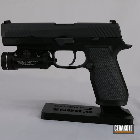 Powder Coating: Firearm,Stone Grey H-262,S.H.O.T,Sig Sauer,Pistol,P320