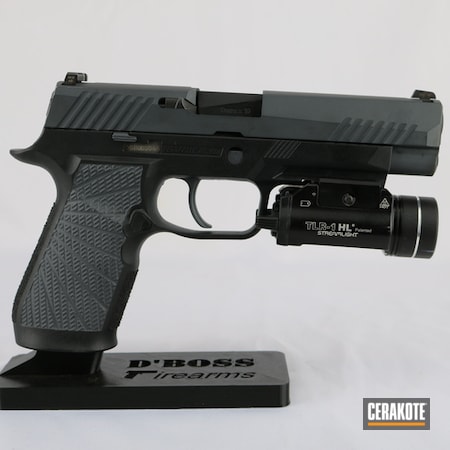 Powder Coating: Firearm,Stone Grey H-262,S.H.O.T,Sig Sauer,Pistol,P320