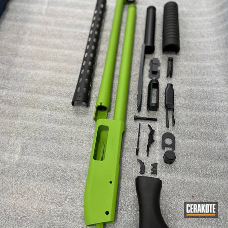 Powder Coating: Firearm,Graphite Black H-146,Norinco,Shotgun,Zombie Green H-168,S.H.O.T