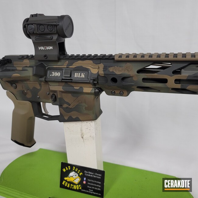 Custom Camo Rifle Frame Cerakoted Using Armor Black B - vrogue.co