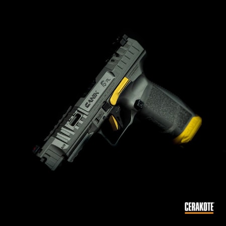 Powder Coating: S.H.O.T,Pistol,Gold H-122,Canik,SFX Rival