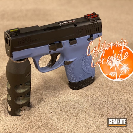Powder Coating: CRUSHED ORCHID H-314,M&P Shield,S.H.O.T,california cerakote,Christopher Miller