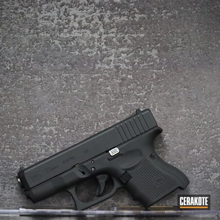 Powder Coating: 9mm,Graphite Black H-146,Glock,S.H.O.T,Pistol,Glock 27,Handgun