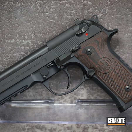 Powder Coating: 9mm,Graphite Black H-146,S.H.O.T,Pistol,Beretta,Beretta 92x,Handgun