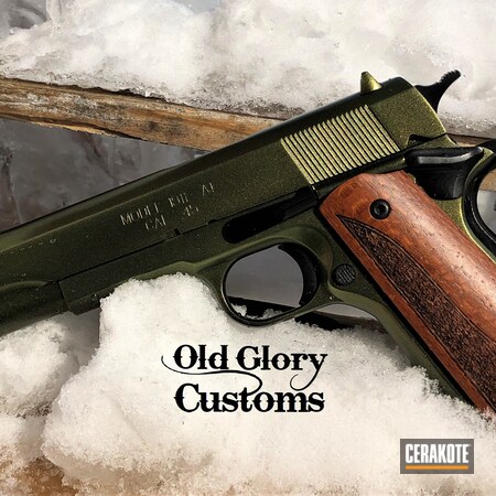 Powder Coating: GunCandy,1911,Gloss Black H-109,S.H.O.T,Custom Mix,Springfield Armory,HIGH GLOSS CERAMIC CLEAR MC-160,45 ACP