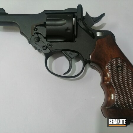 Powder Coating: Graphite Black H-146,S.H.O.T,Revolver,.32 ACP,Shimmer Aluminum H-158